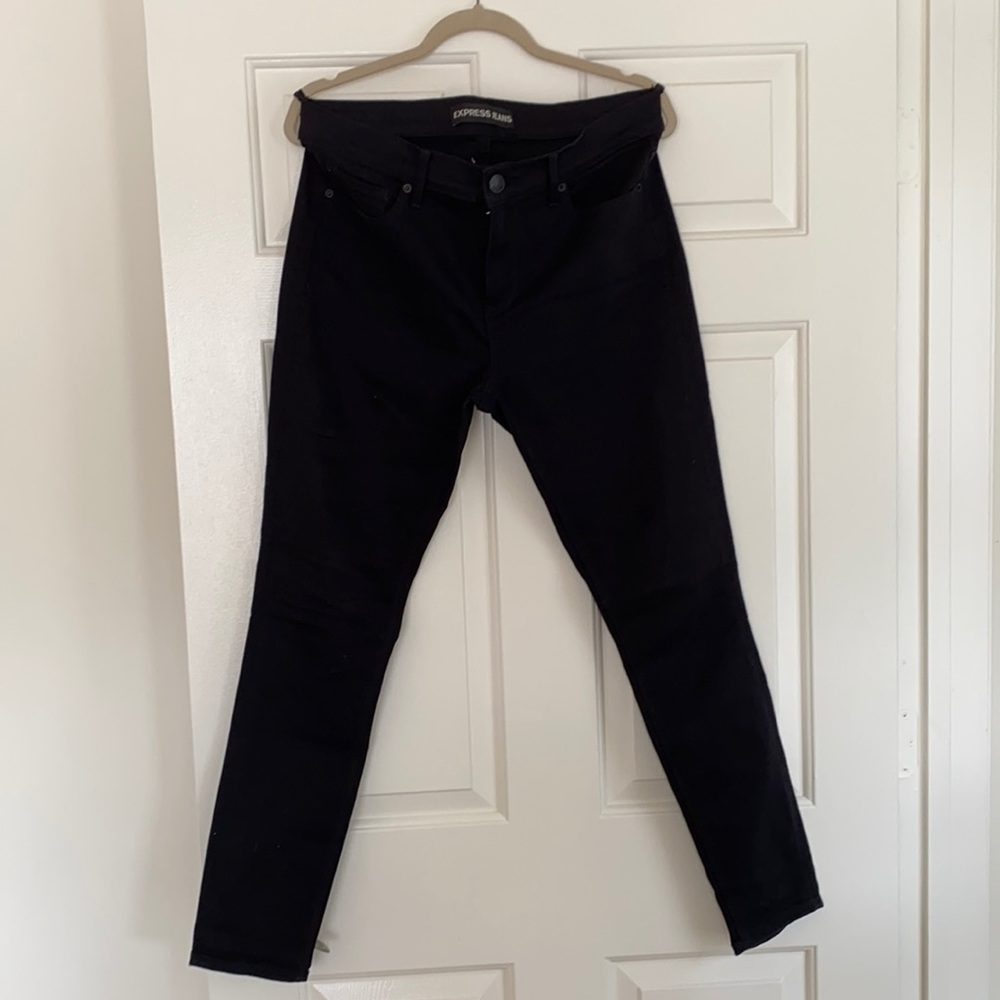 Express Black Jeggings